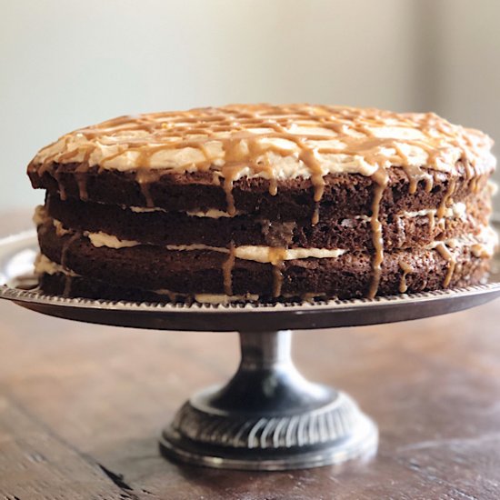 Layered Caramel Cake