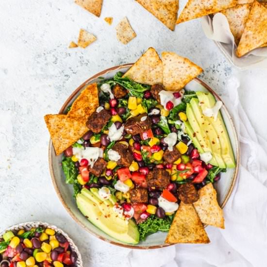 Tempeh Taco Salad