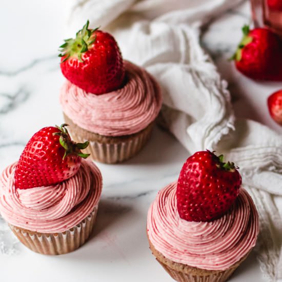 Strawberry Cupcakes