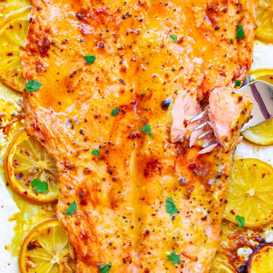 Lemon Pepper Dijon Salmon