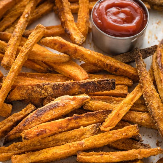 Crispy Baked Sweet Potato Fries