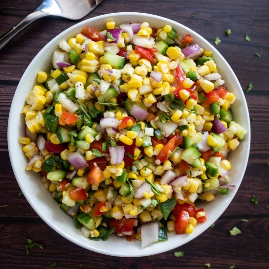 Summer Spicy Corn Salad