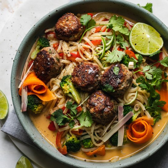 Lemongrass Meatball Stir Fry