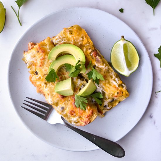 Easy Chicken Enchiladas