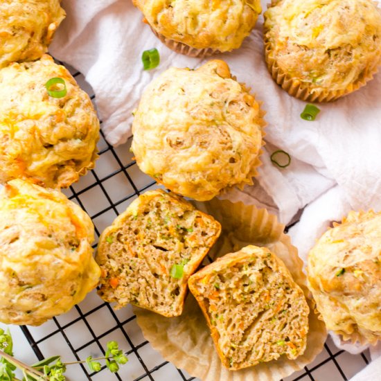 Savory Vegetable Muffins