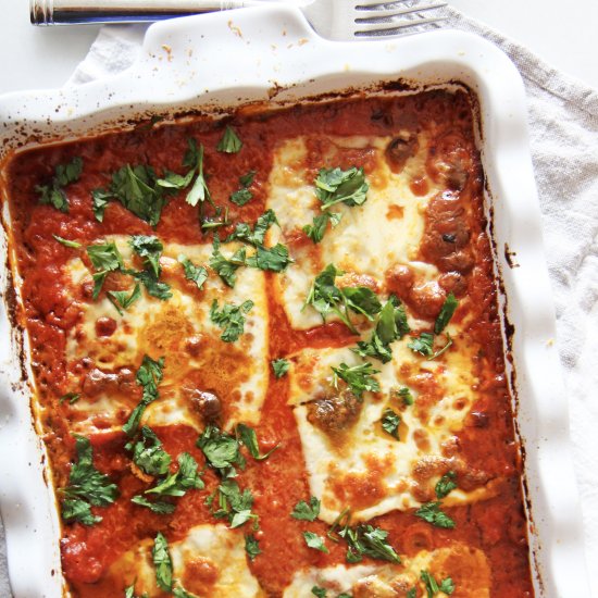 5 Ingredient Cheesy Lasagna Recipe