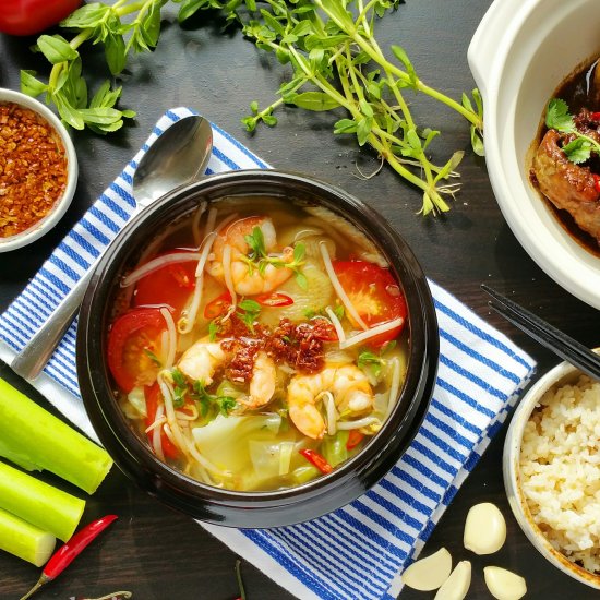 Classic Hot & Sour Shrimp Soup