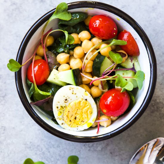 Simple Chickpea Salad