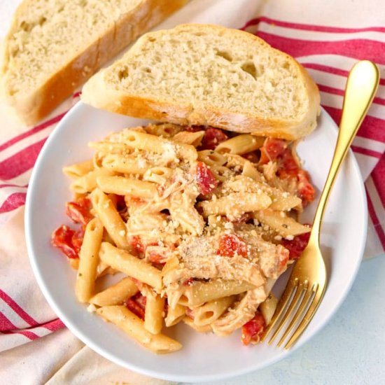 Tomato Chicken Alfredo