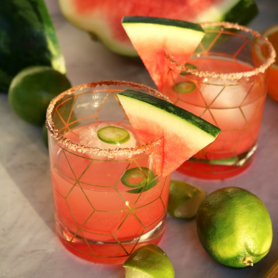 Spicy Watermelon Margarita