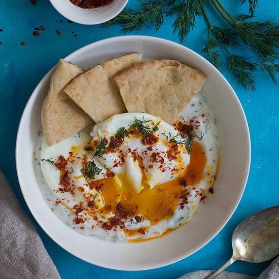 Cilbir (Turkish Eggs Recipe)