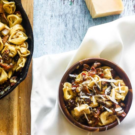 Bacon Mushroom Tortellini