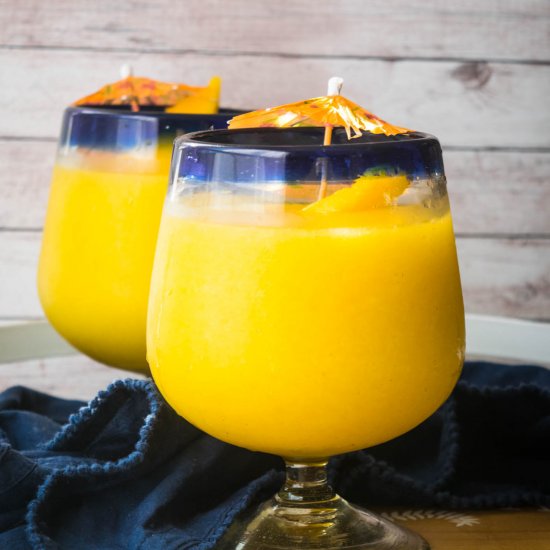 Spiked Mango Seltzer Slushie