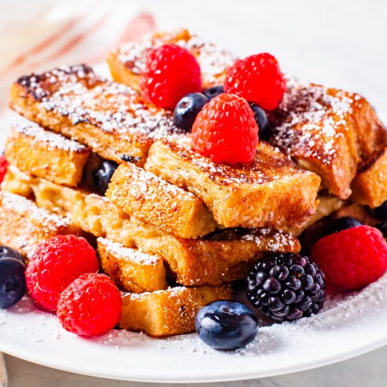 Cinnamon French Toast Sticks