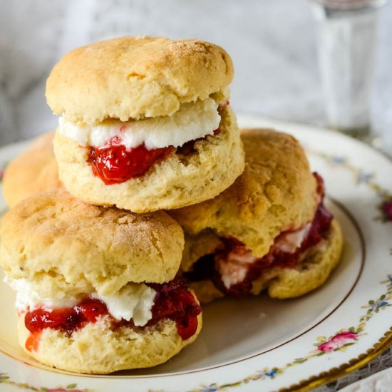 3 Ingredient Prosecco Scones