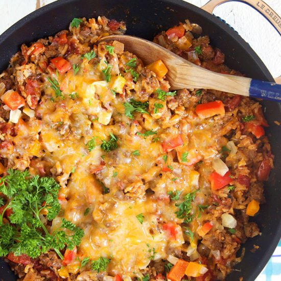 Stuffed Bell Pepper Casserole