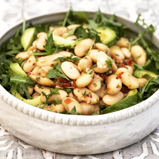 Gigantes Greek Bean Salad