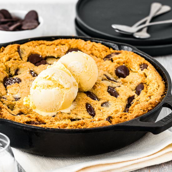 Chocolate Chip Skillet Cookie