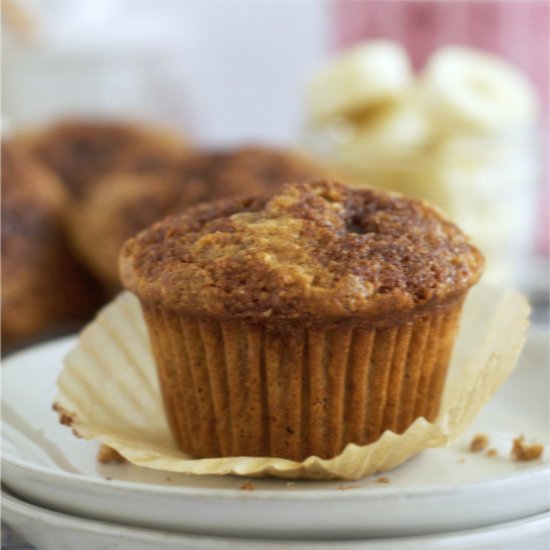 Small Batch Banana Bran Muffins