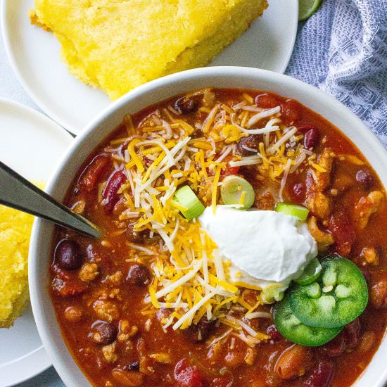 Healthy Turkey Chili