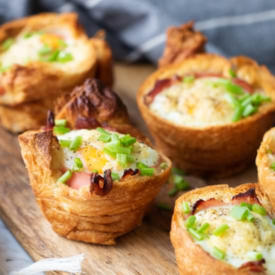 Breakfast Croissant Cups