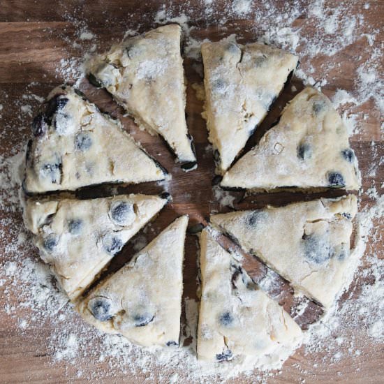 Blueberry Lavender Scones