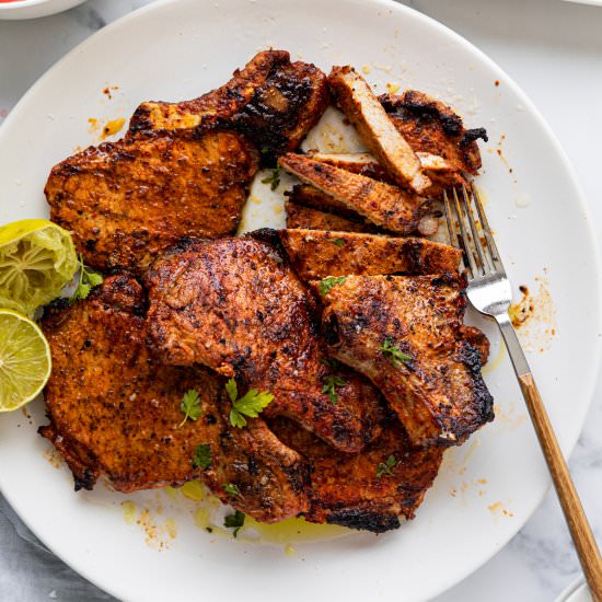 Marinated Grilled Pork Chops