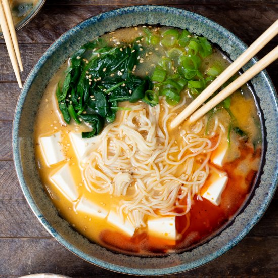 Spicy Creamy Instant Pot Ramen