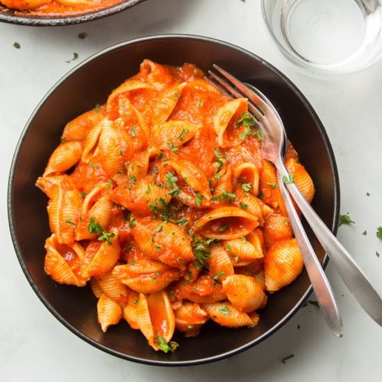 Roasted Red Pepper Pasta