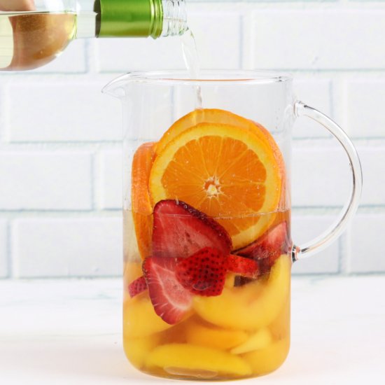 White Wine Peach Sangria