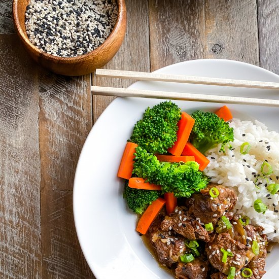 Instant Pot Spicy Asian Beef Stew