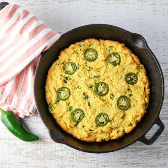 Skillet Jalapeño Cornbread