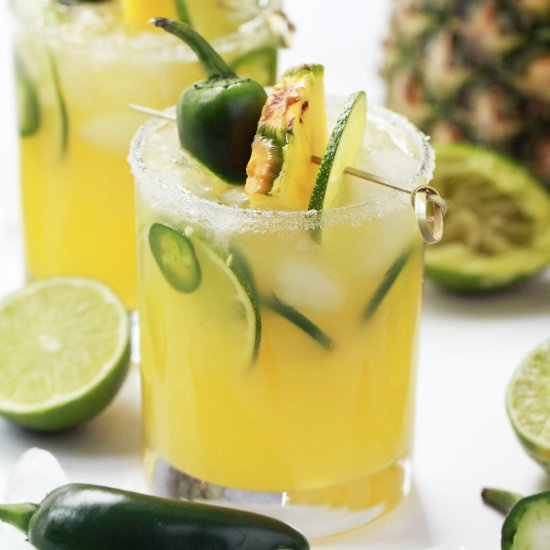 Spicy Pineapple Margarita Pitcher