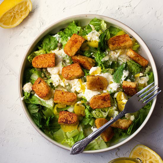 Vegan Caesar-ish Salad