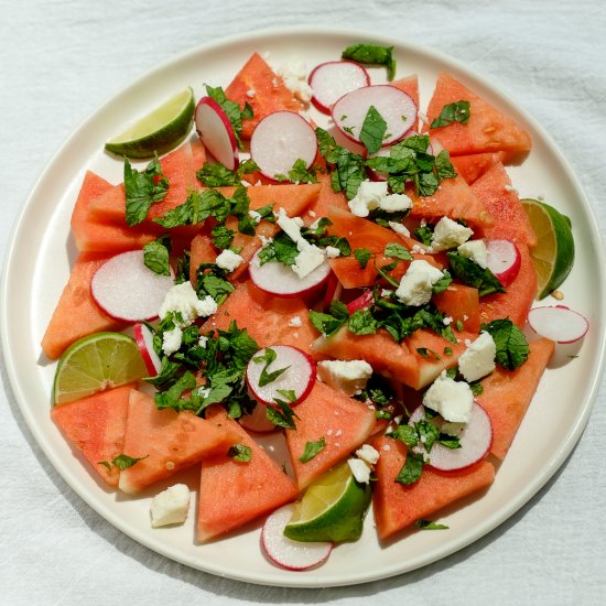 Watermelon salad