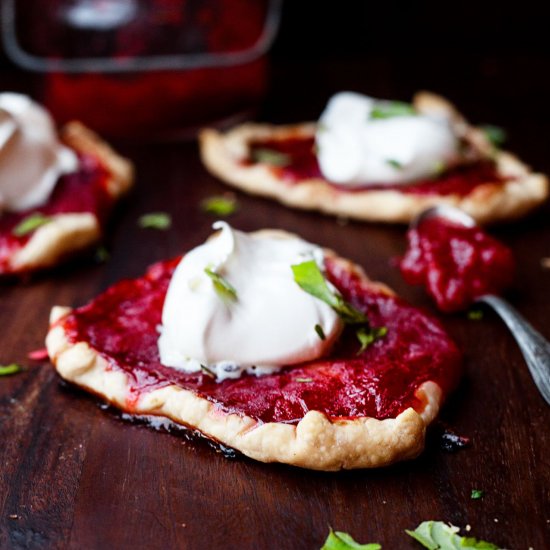 Mini Strawberry Jam Pies