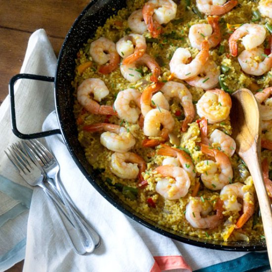 Shrimp Paella