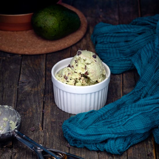 Keto Avocado Ice Cream