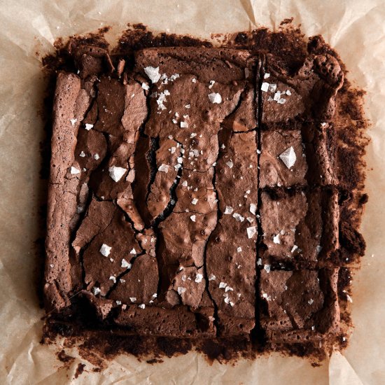 Gluten free sourdough brownies