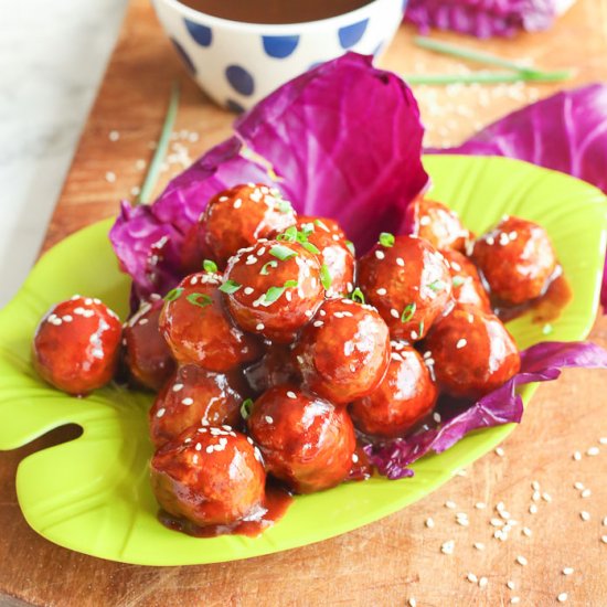 Asian Chicken Meatballs