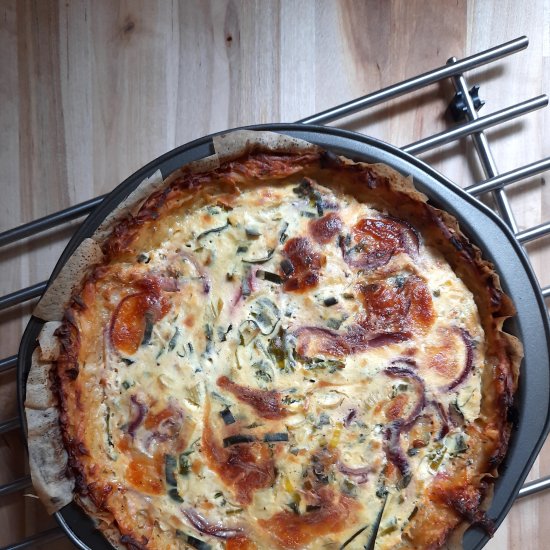 Potato Pancake Crust Pie