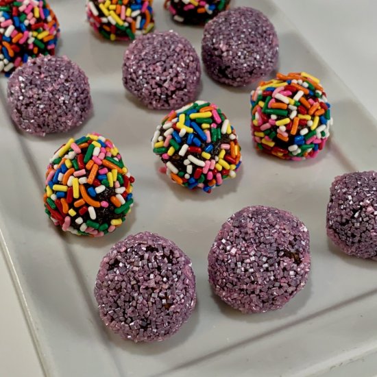 Easy Chocolate Rum Balls