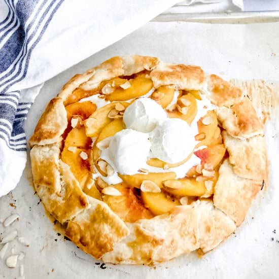 Peach Almond Galette