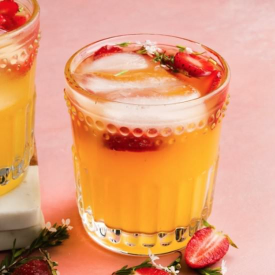 Strawberry Pineapple Mango Cocktail