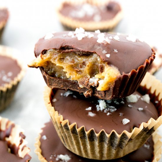 Salted Caramel Cups