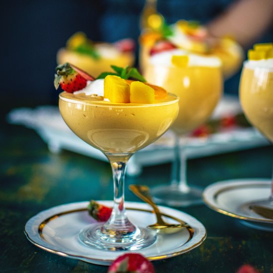 Eggless Mango Mousse