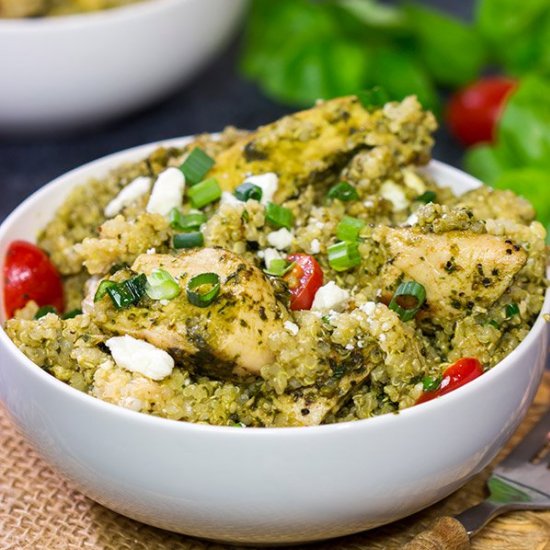 Pesto Chicken Quinoa