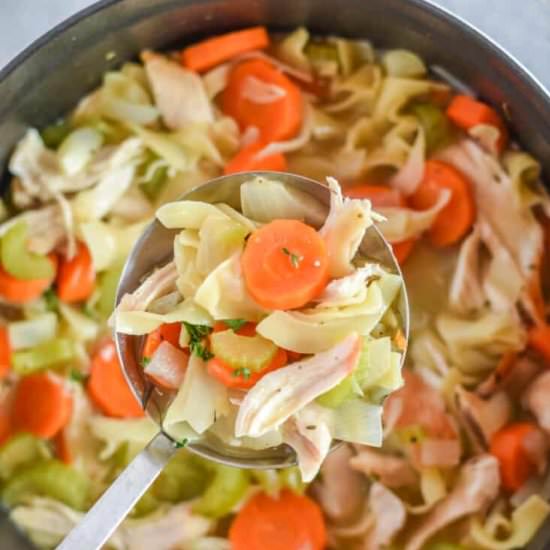 chicken noodle soup!