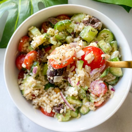 Brown Rice Summer Salad