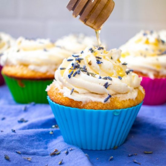 Honey Lavender Cupcakes